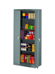 36"W x 18"D x 78"H Storage Cabinet, Welded Set Up, with 4 Adj. Shelves, Levelers, - A1 Tooling