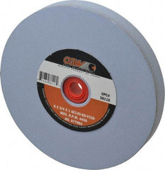 Camel Grinding Wheels - 120 Grit Aluminum Oxide Bench & Pedestal Grinding Wheel - 6" Diam x 1" Hole x 3/4" Thick, 4456 Max RPM, K Hardness, Fine Grade , Vitrified Bond - A1 Tooling