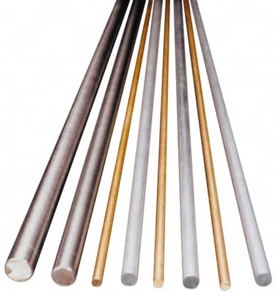 Made in USA - 3/64 Inch Diameter x 12 Inch Long, Brass Round Rod - Alloy 260 - A1 Tooling