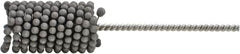 Brush Research Mfg. - 0.473" to 1/2" Bore Diam, 180 Grit, Aluminum Oxide Flexible Hone - Medium, 8" OAL - A1 Tooling