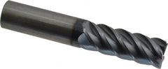 SGS - 5/8", 5 Flute, Single End, Solid Carbide, 0.03" Corner Radius End Mill - 3-1/2" OAL, 45° Helix, Right Hand Flute, 1-5/8" LOC, Right Hand Cut - A1 Tooling