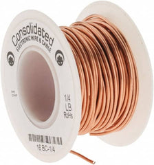 Made in USA - 16 AWG, 0.0508 Inch Diameter, 32 Ft., Solid, Grounding Wire - Copper, ASTM B3, QQ-W-343 Type S, RoHS Compliant - A1 Tooling