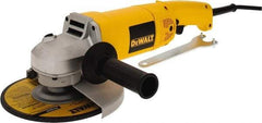 DeWALT - 7" Wheel Diam, 8,000 RPM, Corded Angle & Disc Grinder - 5/8-11 Spindle, 120 Volts, 13 Amps - A1 Tooling