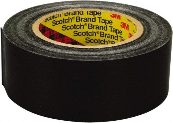 3M - 1" x 60 Yd Black Rubber Adhesive Packaging Tape - Polyester Film Backing, 8 mil Thick, 600 Lb Tensile Strength, Series 890MSR - A1 Tooling