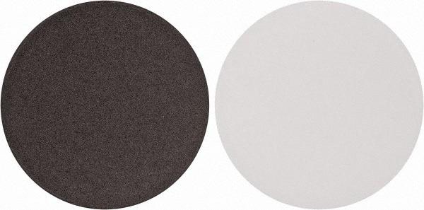 Tru-Maxx - 8" Diam, 100 Grit Aluminum Oxide Adhesive PSA Disc - Fine Grade, X Weighted Cloth Backing, For Stationary Disc Sanders - A1 Tooling