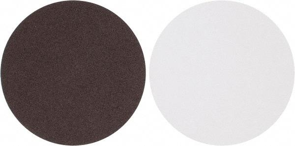 Tru-Maxx - 8" Diam, 80 Grit Aluminum Oxide Adhesive PSA Disc - Medium Grade, X Weighted Cloth Backing, For Stationary Disc Sanders - A1 Tooling