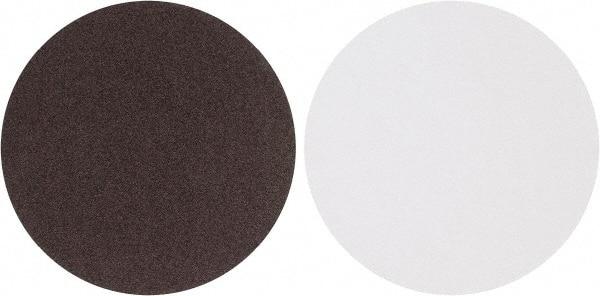 Tru-Maxx - 8" Diam, 60 Grit Aluminum Oxide Adhesive PSA Disc - Medium Grade, X Weighted Cloth Backing, For Right Angle/Vertical Shaft Portable Grinders - A1 Tooling