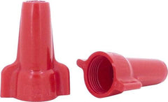 Ideal - 2, 18 to 4, 10 AWG, 600 Volt, Flame Retardant, Wing Twist on Wire Connector - Red, 221°F - A1 Tooling