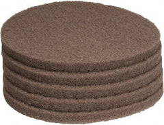 PRO-SOURCE - Polishing Pad - 15" Machine, Tan Pad, Polyester - A1 Tooling