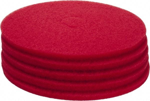 PRO-SOURCE - Polishing Pad - 20" Machine, Red Pad, Polyester - A1 Tooling