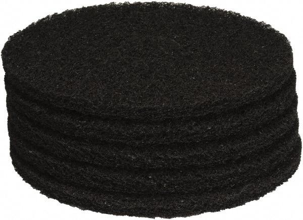 PRO-SOURCE - Stripping Pad - 15" Machine, Black Pad, Polyester - A1 Tooling