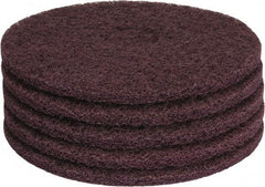 PRO-SOURCE - Stripping Pad - 15" Machine, Maroon Pad, Polyester - A1 Tooling