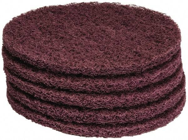 PRO-SOURCE - Stripping Pad - 13" Machine, Maroon Pad, Polyester - A1 Tooling