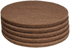 PRO-SOURCE - Polishing Pad - 19" Machine, Tan Pad, Polyester - A1 Tooling