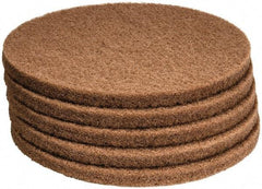 PRO-SOURCE - Polishing Pad - 17" Machine, Tan Pad, Polyester - A1 Tooling