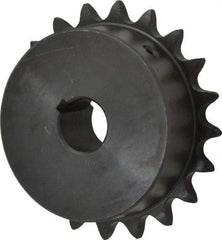 Browning - 20 Teeth, 1/2" Chain Pitch, Chain Size 41, Finished Bore Sprocket - 3/4" Bore Diam, 3.196" Pitch Diam, 3.45" Outside Diam - A1 Tooling