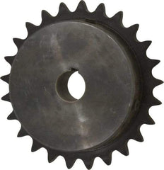 Browning - 25 Teeth, 1/2" Chain Pitch, Chain Size 40, Finished Bore Sprocket - 3/4" Bore Diam, 3.989" Pitch Diam, 4.26" Outside Diam - A1 Tooling