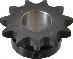 Browning - 11 Teeth, 5/8" Chain Pitch, Chain Size 50, Finished Bore Sprocket - 1" Bore Diam, 2-7/32" Pitch Diam, 2-1/2" Outside Diam - A1 Tooling