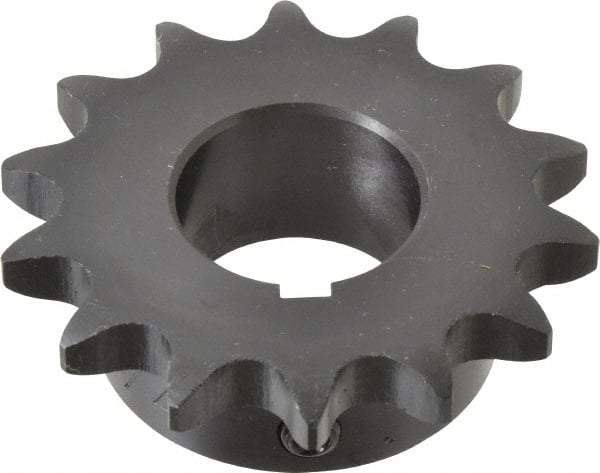 Browning - 14 Teeth, 5/8" Chain Pitch, Chain Size 50, Finished Bore Sprocket - 1-1/4" Bore Diam, 2.809" Pitch Diam, 3.11" Outside Diam - A1 Tooling