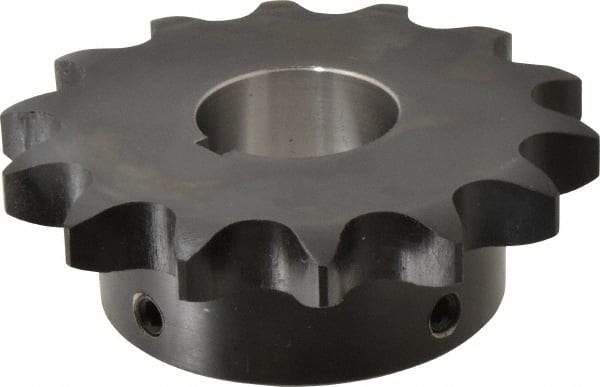 Browning - 14 Teeth, 3/4" Chain Pitch, Chain Size 60, Finished Bore Sprocket - 1-1/4" Bore Diam, 3.371" Pitch Diam, 3.74" Outside Diam - A1 Tooling