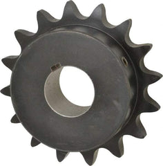 Browning - 16 Teeth, 3/4" Chain Pitch, Chain Size 60, Finished Bore Sprocket - 1-1/4" Bore Diam, 3-27/32" Pitch Diam, 4.22" Outside Diam - A1 Tooling