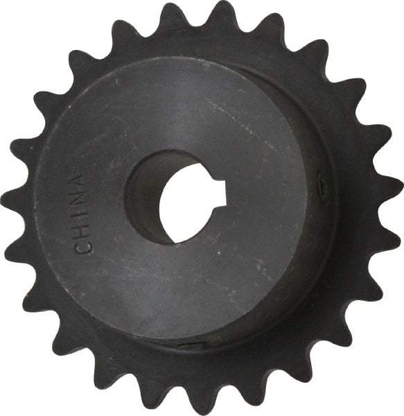 Browning - 23 Teeth, 3/8" Chain Pitch, Chain Size 35, Finished Bore Sprocket - 5/8" Bore Diam, 2.754" Pitch Diam, 2.95" Outside Diam - A1 Tooling