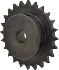 Browning - 24 Teeth, 5/8" Chain Pitch, Chain Size 50, Finished Bore Sprocket - 7/8" Bore Diam, 4.788" Pitch Diam, 5.12" Outside Diam - A1 Tooling