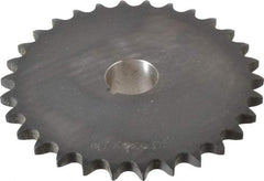 Browning - 30 Teeth, 5/8" Chain Pitch, Chain Size 50, Finished Bore Sprocket - 1-1/4" Bore Diam, 5.979" Pitch Diam, 6.32" Outside Diam - A1 Tooling