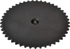 Browning - 45 Teeth, 3/8" Chain Pitch, Chain Size 35, Finished Bore Sprocket - 5/8" Bore Diam, 5-3/8" Pitch Diam, 4.39" Outside Diam - A1 Tooling