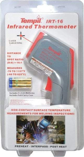 Tempil - -60 to 625°C (-76 to 1157°F) Infrared Thermometer - 16:1 Distance to Spot Ratio - A1 Tooling