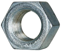 Value Collection - 1-1/8 - 12 UN Steel Right Hand Hex Nut - 1-11/16" Across Flats, 31/32" High, Zinc-Plated Finish - A1 Tooling