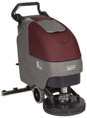 Minuteman - 17" Cleaning Width, Battery Powered Floor Scrubber - 0.75 (Brush) & 0.75 (Vacuum) hp, 180 RPM, 45" Water Lift, 12 Gal Tank Capacity, Series E17 - A1 Tooling