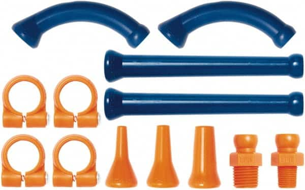 Loc-Line - 1/4" Hose Inside Diam, Coolant Hose Extension Element Kit - For Use with Loc-Line Modular Hose System - A1 Tooling