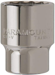 Paramount - 1-1/4", 3/4" Drive, Standard Hand Socket - 12 Points, 2-5/16" OAL - A1 Tooling