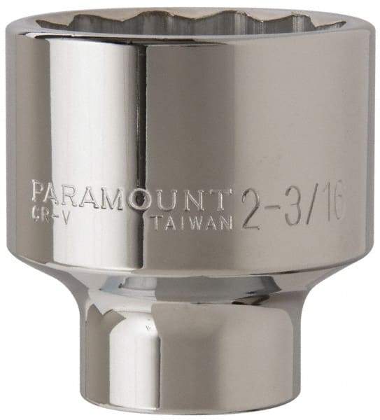 Paramount - 2-3/16", 3/4" Drive, Standard Hand Socket - 12 Points, 3-13/64" OAL - A1 Tooling