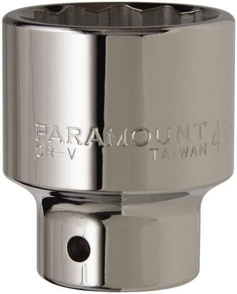 Paramount - 3/4" Drive, Standard Hand Socket - 12 Points, 2-29/32" OAL, Steel, Chrome Finish - A1 Tooling