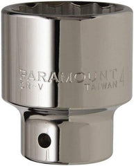 Paramount - 3/4" Drive, Standard Hand Socket - 12 Points, 2-29/32" OAL, Steel, Chrome Finish - A1 Tooling