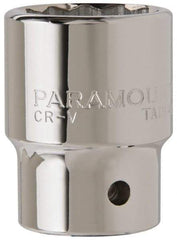 Paramount - 3/4" Drive, Standard Hand Socket - 12 Points, 2-13/32" OAL, Steel, Chrome Finish - A1 Tooling