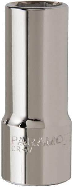 Paramount - 7/8", 3/4" Drive, Deep Hand Socket - 6 Points, 3-1/2" OAL, Steel, Chrome Finish - A1 Tooling