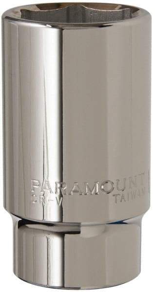 Paramount - 1-7/16", 3/4" Drive, Deep Hand Socket - 6 Points, 3-1/2" OAL, Steel, Chrome Finish - A1 Tooling