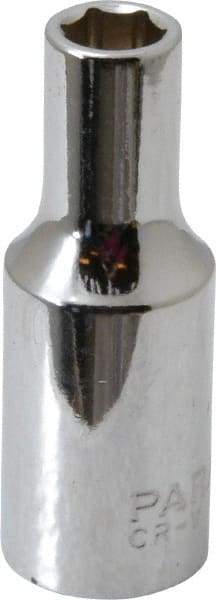 Paramount - 3/8" Drive, Deep Hand Socket - 6 Points, 1-15/16" OAL, Steel, Chrome Finish - A1 Tooling