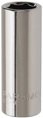 Paramount - 3/8" Drive, Deep Hand Socket - 6 Points, 1-15/16" OAL, Steel, Chrome Finish - A1 Tooling