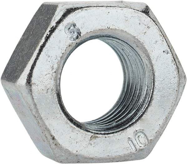 Value Collection - M8x1.00 Metric Fine Steel Right Hand Hex Nut - 13mm Across Flats, 6.5mm High, Zinc-Plated Finish - A1 Tooling