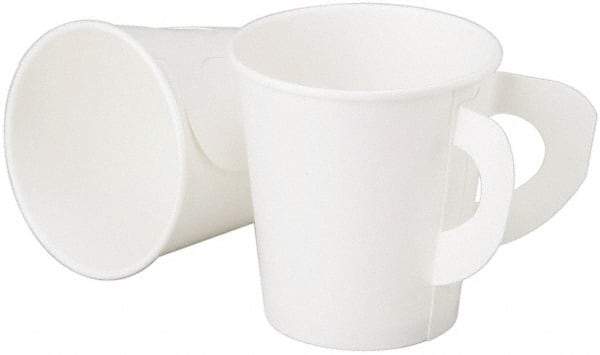 Ability One - 6 oz Paper Hot Cup with Handle - White - A1 Tooling