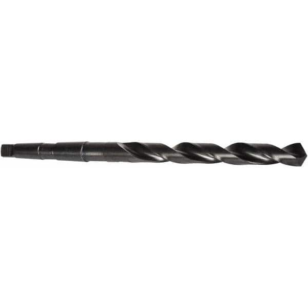 Precision Twist Drill - 33/64", 2MT 118° Point High Speed Steel Taper Shank Drill Bit - A1 Tooling