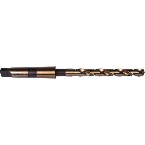 Precision Twist Drill - 7/16", 2MT 135° Point Cobalt Taper Shank Drill Bit - A1 Tooling