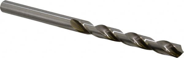 Precision Twist Drill - 37/64" 118° Spiral Flute High Speed Steel Taper Length Drill Bit - A1 Tooling