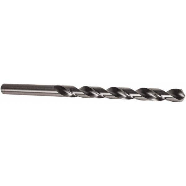 Precision Twist Drill - 0.6102" 118° Spiral Flute High Speed Steel Taper Length Drill Bit - A1 Tooling