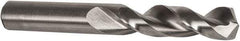 Precision Twist Drill - 35/64" 135° Parabolic Flute High Speed Steel Screw Machine Drill Bit - Bright Finish, Right Hand Cut, 2-1/2" Flute Length, 4" OAL, Split Point, Straight Shank - A1 Tooling