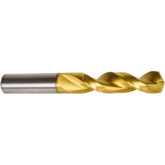 Precision Twist Drill - 3/8" 135° Parabolic Flute High Speed Steel Screw Machine Drill Bit - A1 Tooling